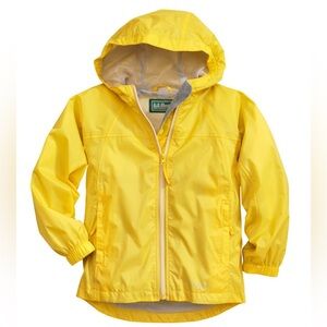 L.L.Bean Yellow Hooded Jacket Toddler Size 4 excellent condition